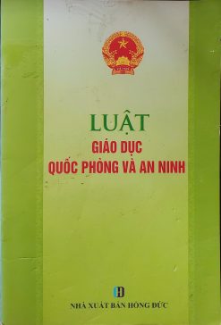 Luật Giáo dục quốc  phòng và an ninh
